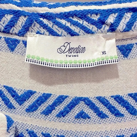 Devotion twins embroidered Ella tunic Anthropologie dress - Picture 12 of 12